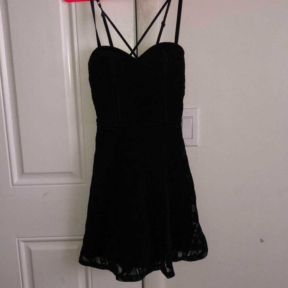XS Hollister Black Mini Dress